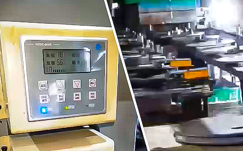 MDSC-900E雙料檢測應用案例丨家電行業三次元機械手一機雙模沖壓產線...